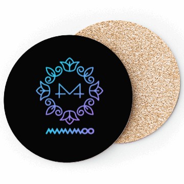 Discover Mamamoo Logo Yellow Flower Coasters