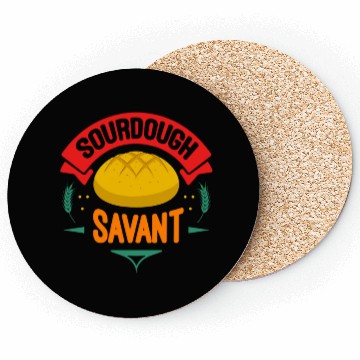 Discover Sourdough Savant Bread Baker Coasters