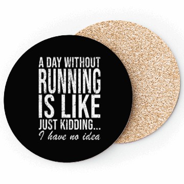 Discover Running Race Runner Saying Gift Coasters