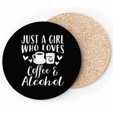 Discover Coffee And Alcohol Apparel Funny Coffee Lover Coasters