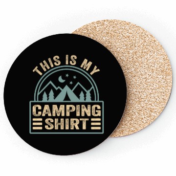 Discover This Is My Camping Camp Camper Camping Coasters