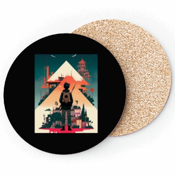 Discover Starry Night Sky and Urban Vistas Coasters