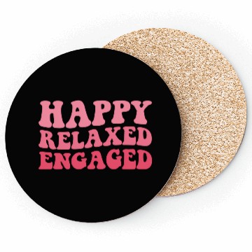 Discover Happy Relaxed Ened Aba Behavior Analyst cial Coasters