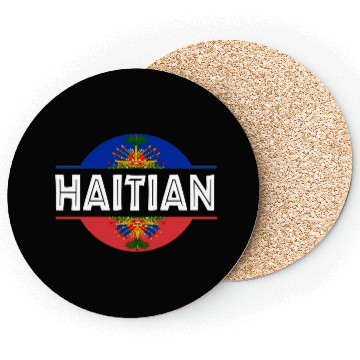 Discover Haitian Flag Haiti Coat Of Arm Ayiti Day Pride Coasters