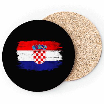 Discover Croatian Flag Coasters