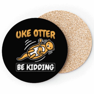 Discover Uke Otter Be Kidding Guitar Guitarist Ukulele Coasters