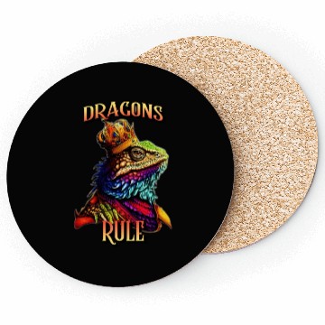 Discover Dragons Rule Royal Beardie With A Coasters