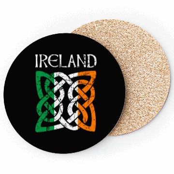Discover St Patric Day Celtic Knot Ireland Coasters