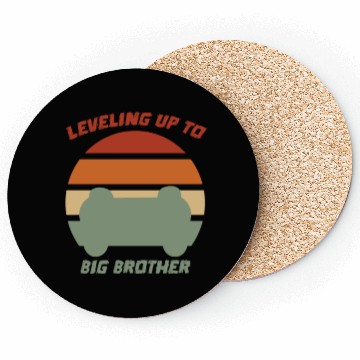 Discover Vintage Leveling Up To Big Brother Video Game Coasters
