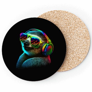 Discover Sloth Music Coasters