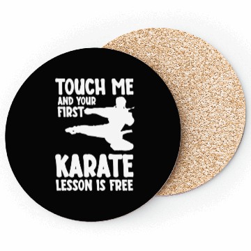 Discover Karate Lesson Karateka Mial Teacher Coasters