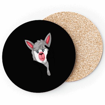 Discover Funny llama in hands Coasters
