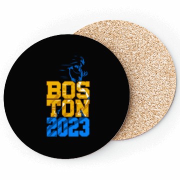 Discover 2 Sided Boston 2023 Marathon Training Qualified Coasters