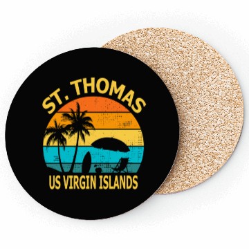 Discover Travel St Thomas Us Virgin Islands Vacation Souven Coasters