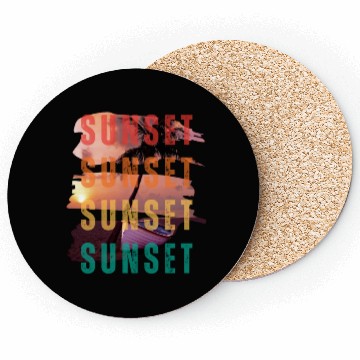 Discover Sunset on the Beach Coasters