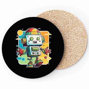 Discover Robot Robotics Science Cute Humorous Technology Coasters
