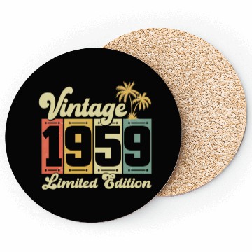 Discover Vintage 1959 64 Years Old 64Th Wo Coasters