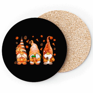 Discover It's Fall Y'all Cute Gnomes Pumpkin Autumn Fall Coasters