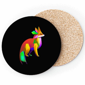 Discover Tangram Fox Coasters