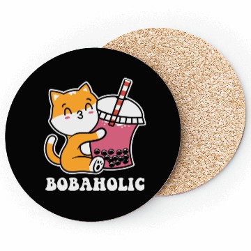 Discover Bubble Milk Boba Tea Tapioca Pearls Lover Funny Coasters