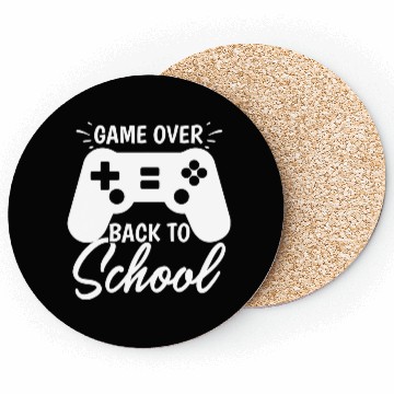 Discover Game Over Back To School Coasters