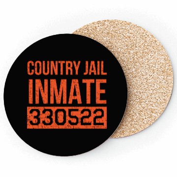 Discover Coy Jail Inmate 330522 Halloween Prison Coasters