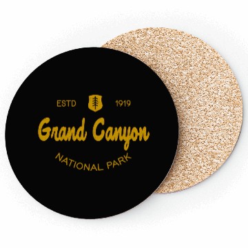 Discover Grand Canyon National Park Script Style Coasters