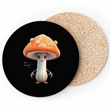 Discover Sweet Mushroom Leander Coasters