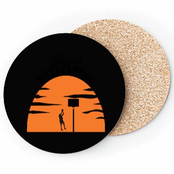 Discover Basketball Gift: Sunset Hoops Coasters