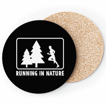 Discover Runners Running In Nature Marathon Training Coasters