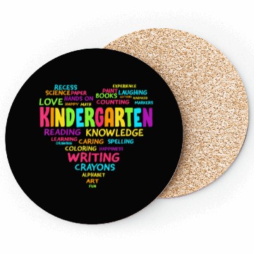 Discover Heart Kindergarten Team Teacher Student Back To Coasters