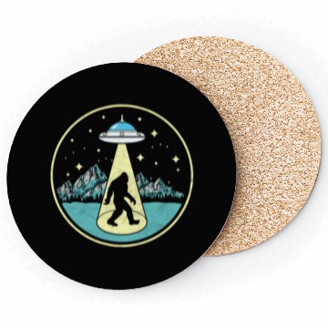 Discover Bigfoot Abduction Sasquatch Ufo Alien Coasters