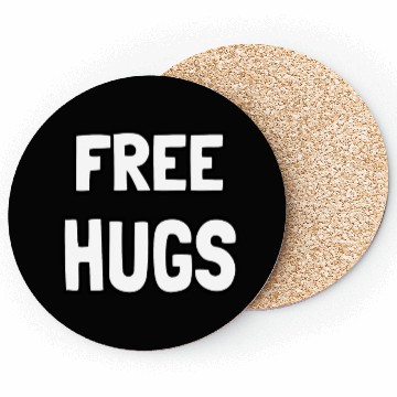 Discover Free Hugs Optimist Hugging Wo Coasters