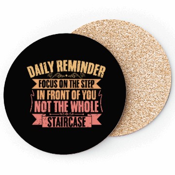 Discover Daily Reminder Inspirational Affirmation A Coasters