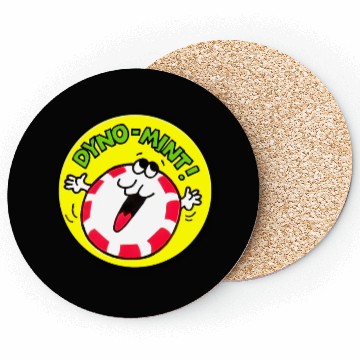 Discover Vintage Scratch And Sniff Sticker Peppermint Dyno- Coasters