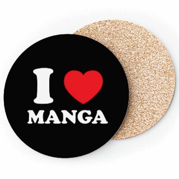 Discover Manga Fan Of Japanese Animation Comics Heart Manga Coasters