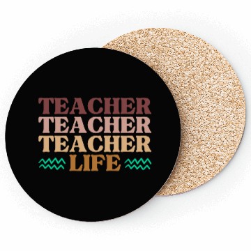 Discover TEACHER life - Funny Teacher's gift Coasters