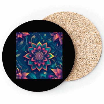 Discover Cyberpunk flowers Coasters