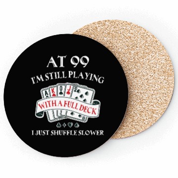 Discover 99Th For 99 Playing Cards Coasters