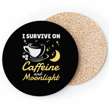 Discover Night Shift Worker Graveyard Duty Coasters