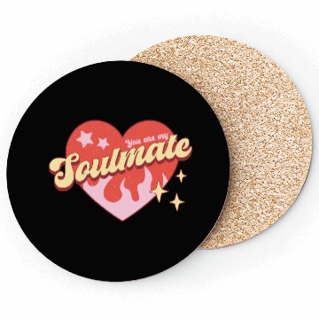 Discover Soulmate heart valentine sublimation trending Coasters