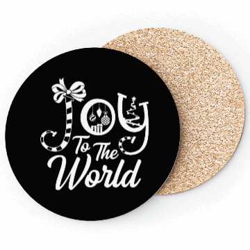 Discover Joy to the world aesthetic Coasters