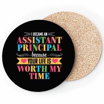 Discover Assistant Principal Cute Appreciation Back to Coasters