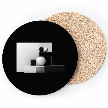 Discover Abstract Circles and Square Coasters
