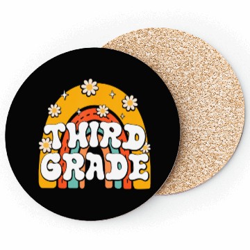 Discover 3rd Third Grade First Day School Back To School Coasters