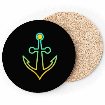 Discover Preppy Nautical Anchor For Sailors Boaters Coasters