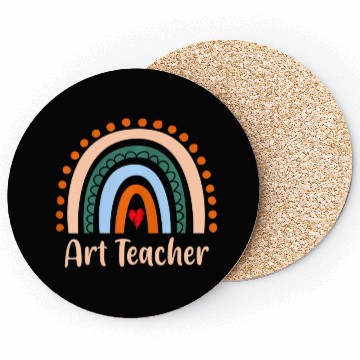 Discover Art Teacher Boho Rainbow Back To School Coasters