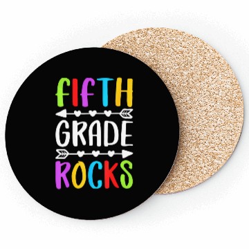 Discover Fifth Grade Rocks 5th Grade Back To School Coasters