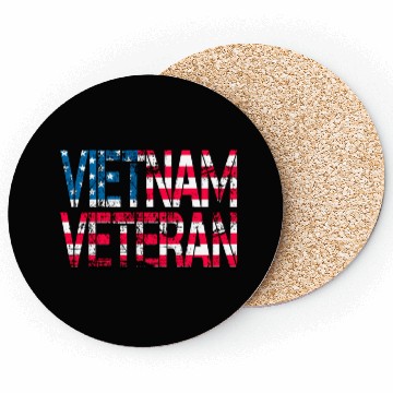 Discover Vietnam Veteran Us Flag Vietnam Vets Coasters