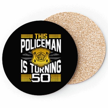 Discover Policeman Gift 50th Birthday Gift Policeman Coasters